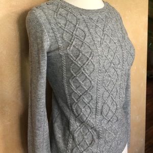 TALBOT cable knit sweater